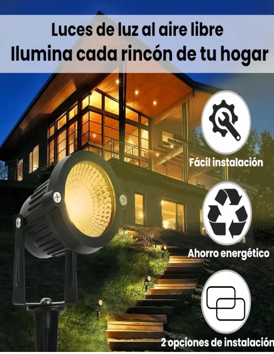 Set lámparas LED 10 piezas 2
