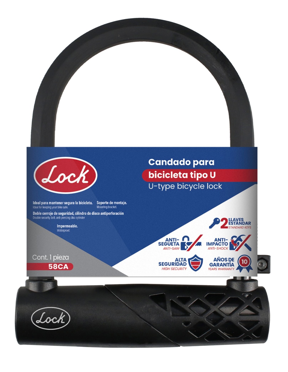 Candado para bicicleta de llave