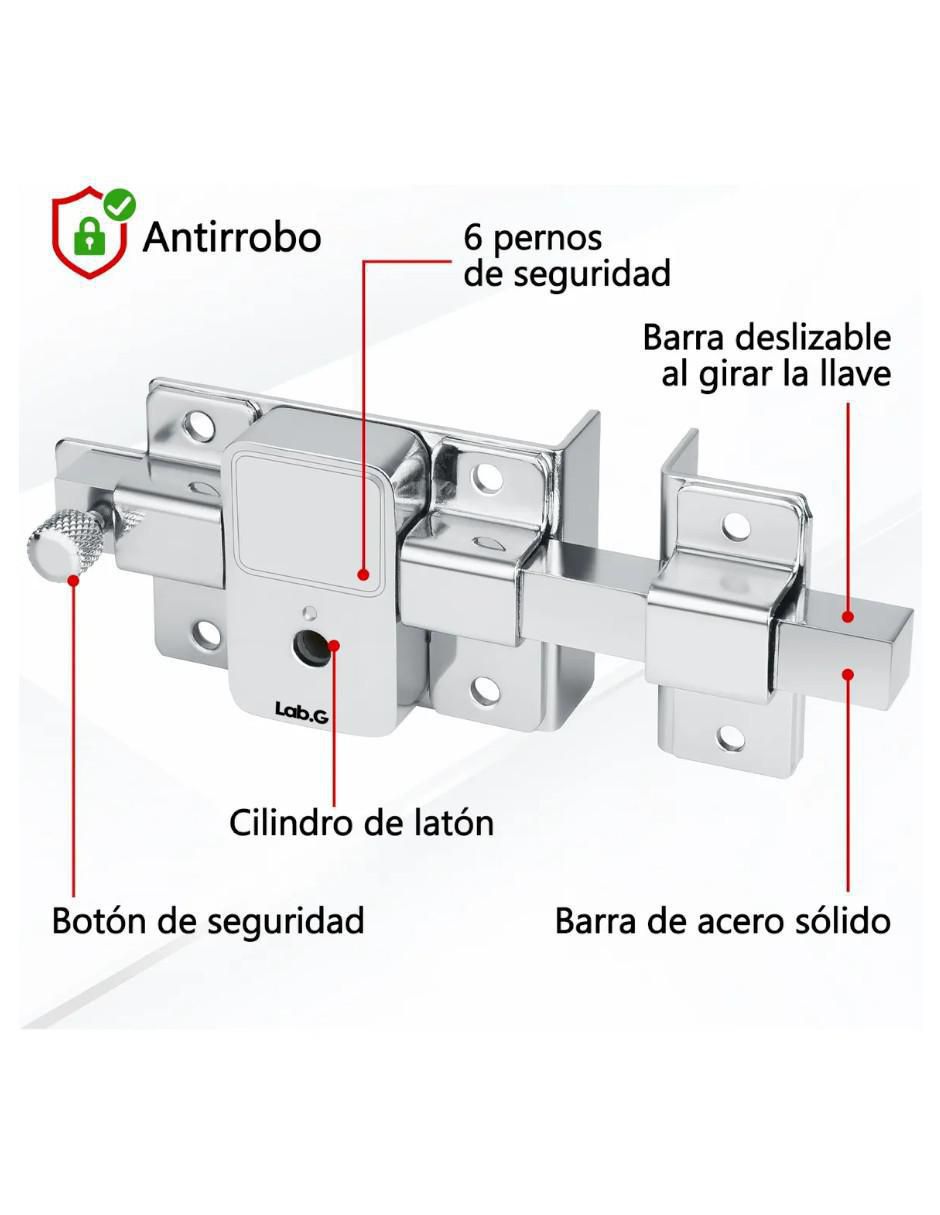 Cerradura empotrar Cerradura Robusta de derecha