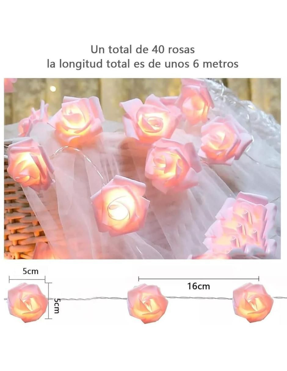 Serie de focos led Lab.g serie de rosas con 40 focos