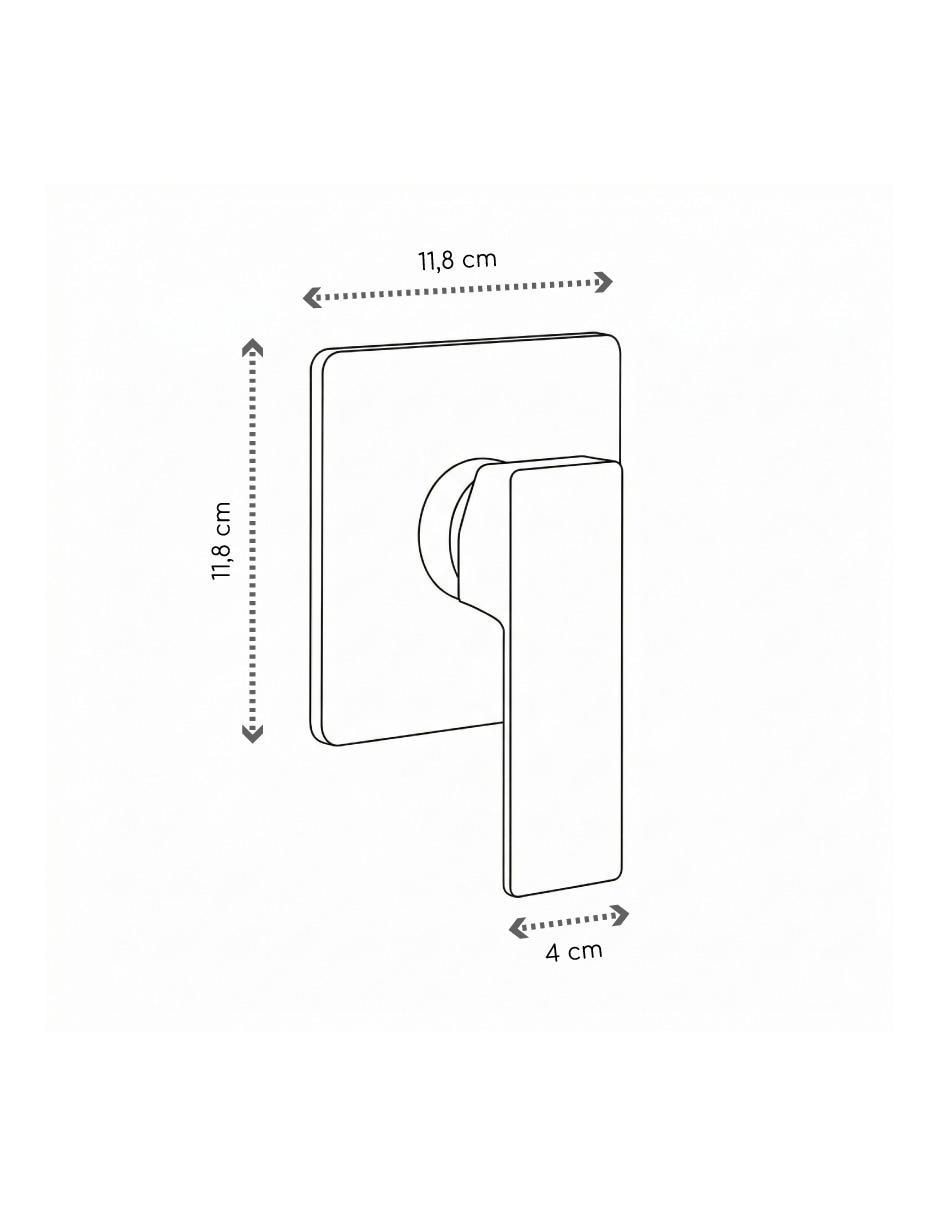 Llave mezcladora para baño Brucke Akashi