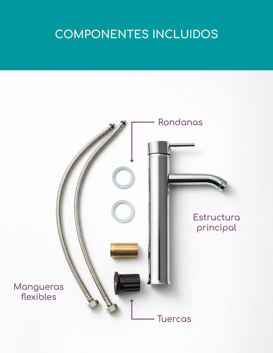 Llave mezcladora para baño Brucke Batei