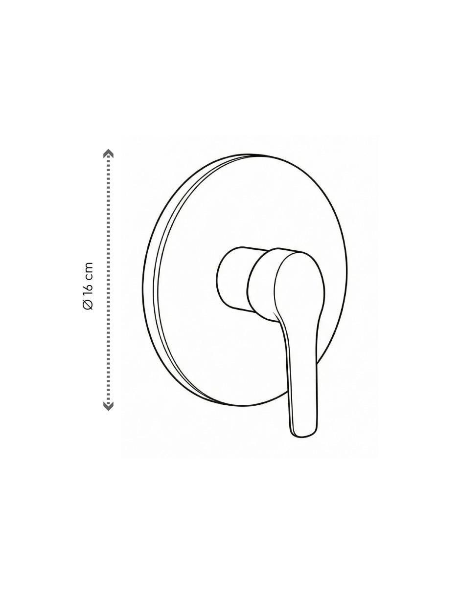 Llave mezcladora para baño Brucke Kapell