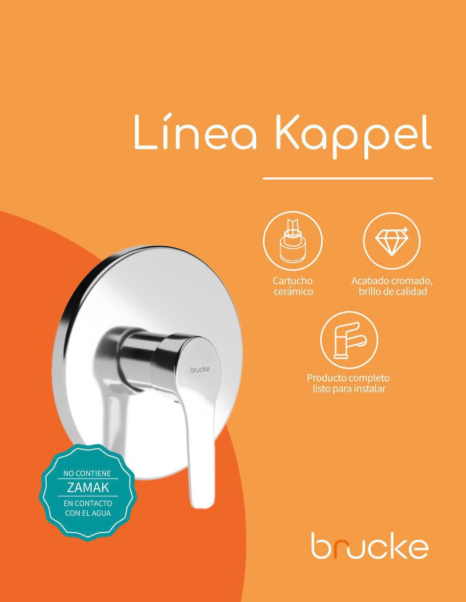 Llave mezcladora para baño Brucke Kapell