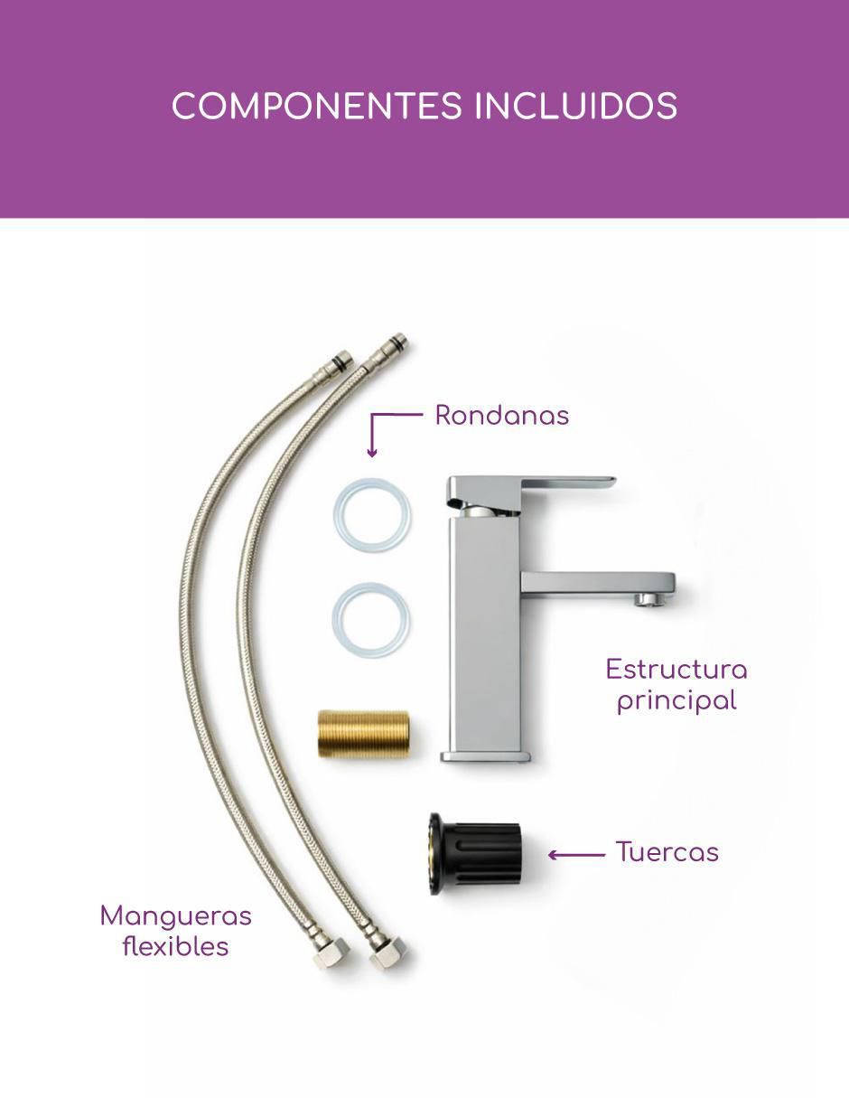 Llave mezcladora para baño Brucke Akashi