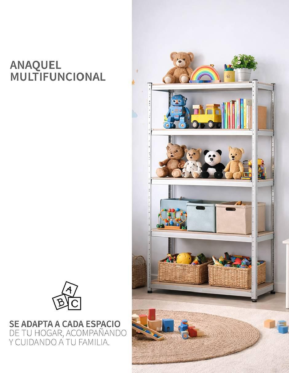 Estante de acero inoxidable organizador Anaquel