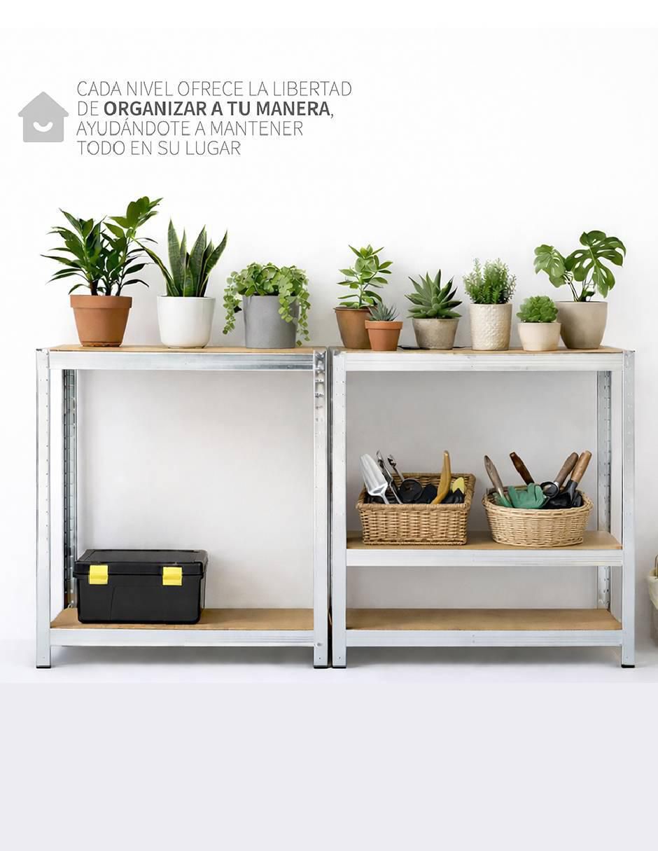 Estante de acero inoxidable organizador Anaquel