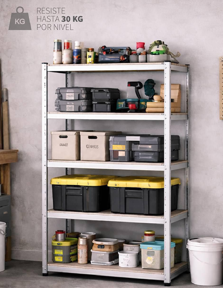 Estante de acero inoxidable organizador Anaquel