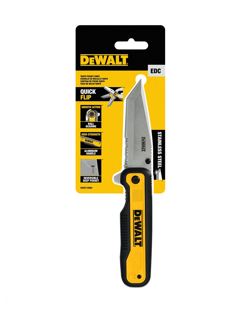 Navaja quick flip dewalt d, multicolor