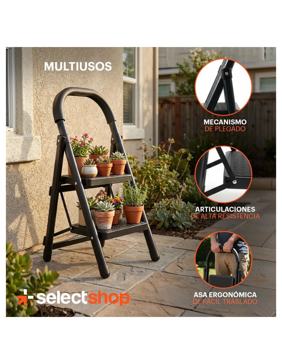 Escalera de tijera de acero 3