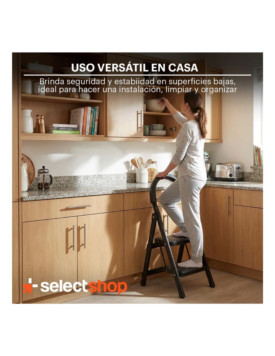 Escalera de tijera de acero 6