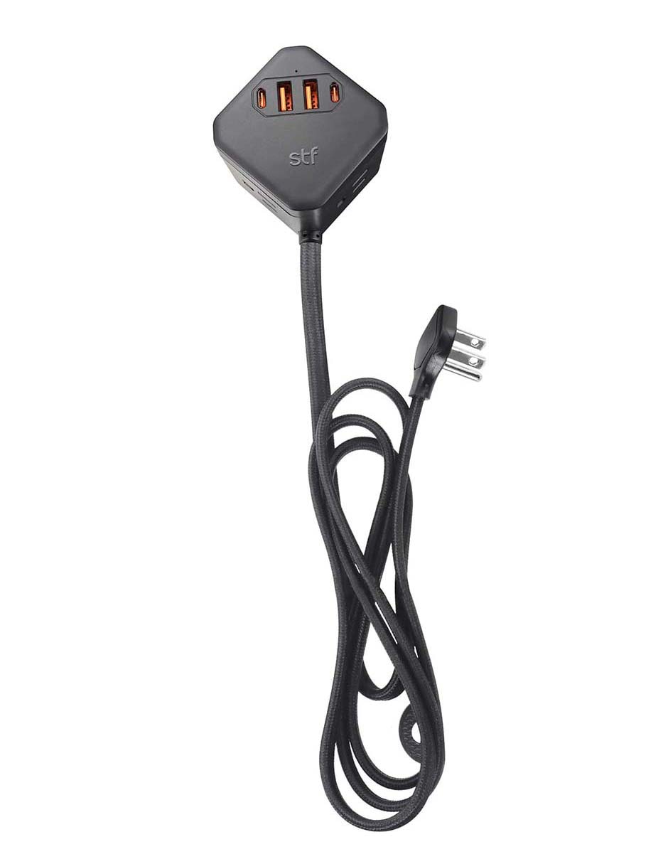 Multicontacto SR-A47022 de 4 contactos y 2 puertos USB 8