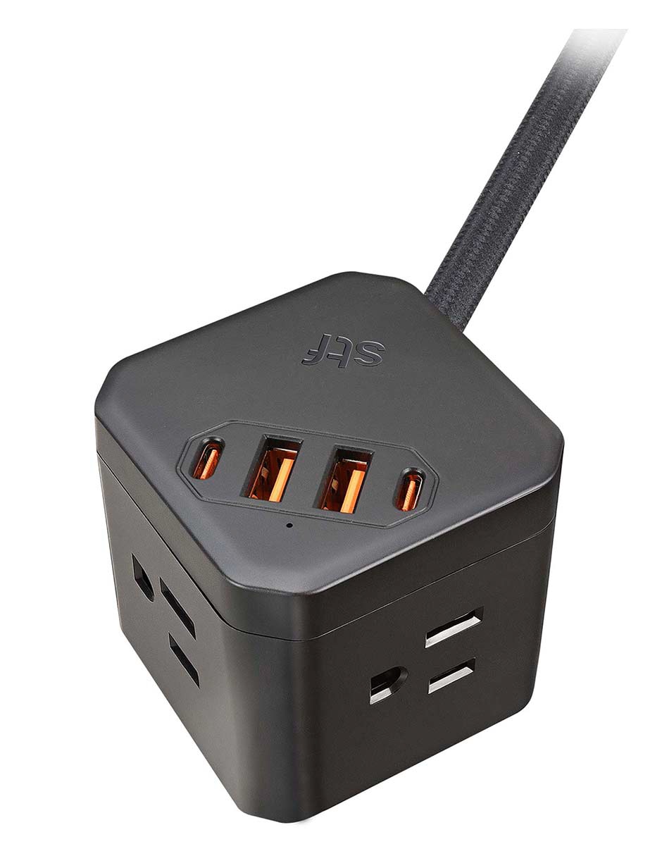 Multicontacto SR-A47022 de 4 contactos y 2 puertos USB 9