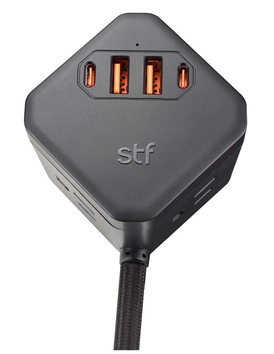 Multicontacto SR-A47022 de 4 contactos y 2 puertos USB 10