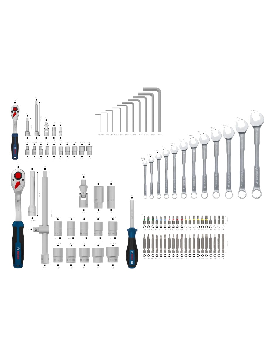 Kit de herramientas Bosch