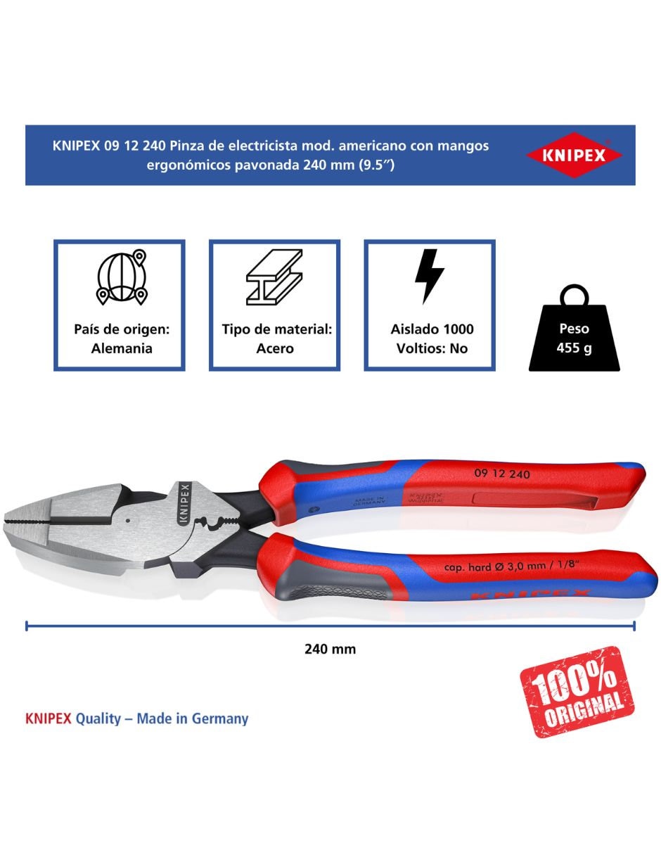 Pinza de electricista 2