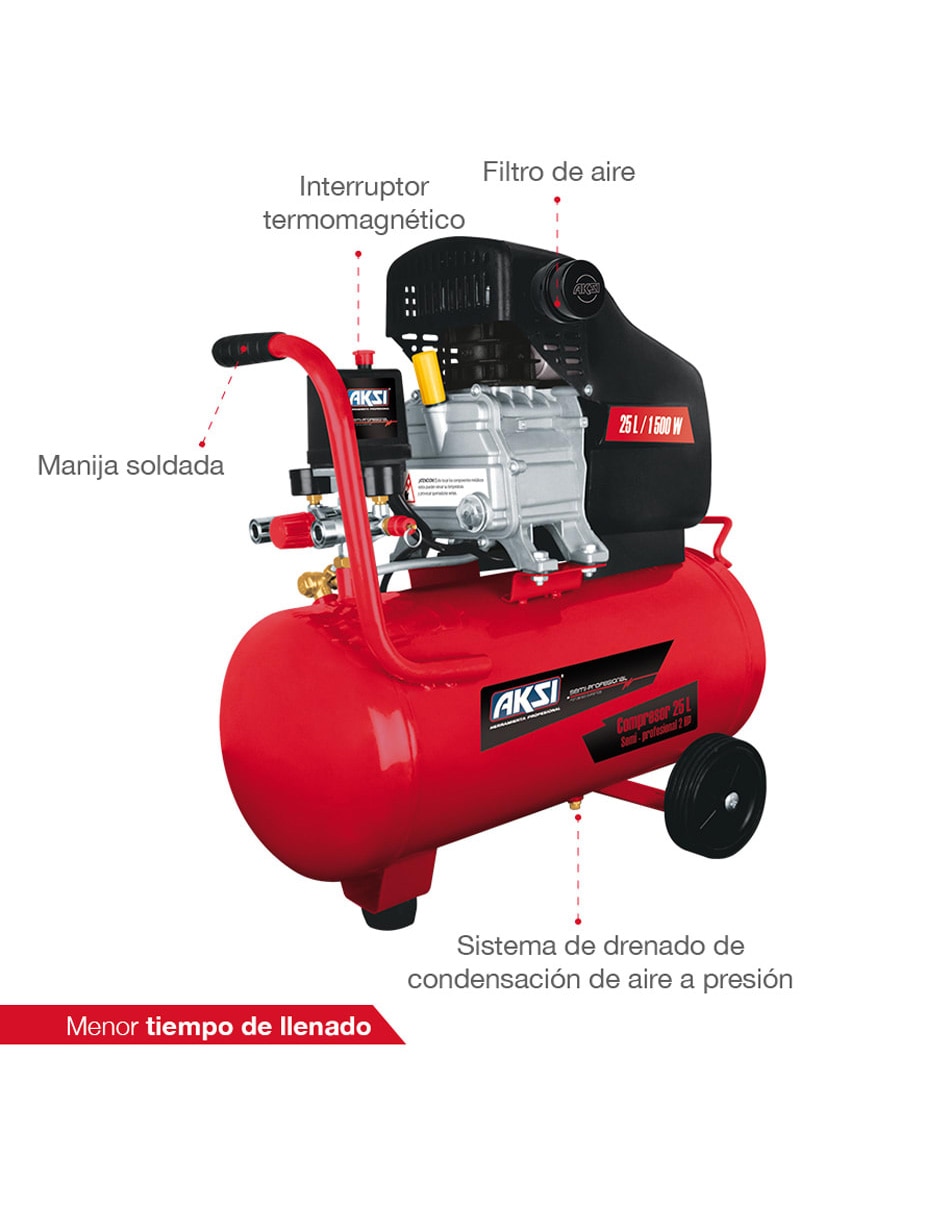 Compresor 25 l 2 hp 3