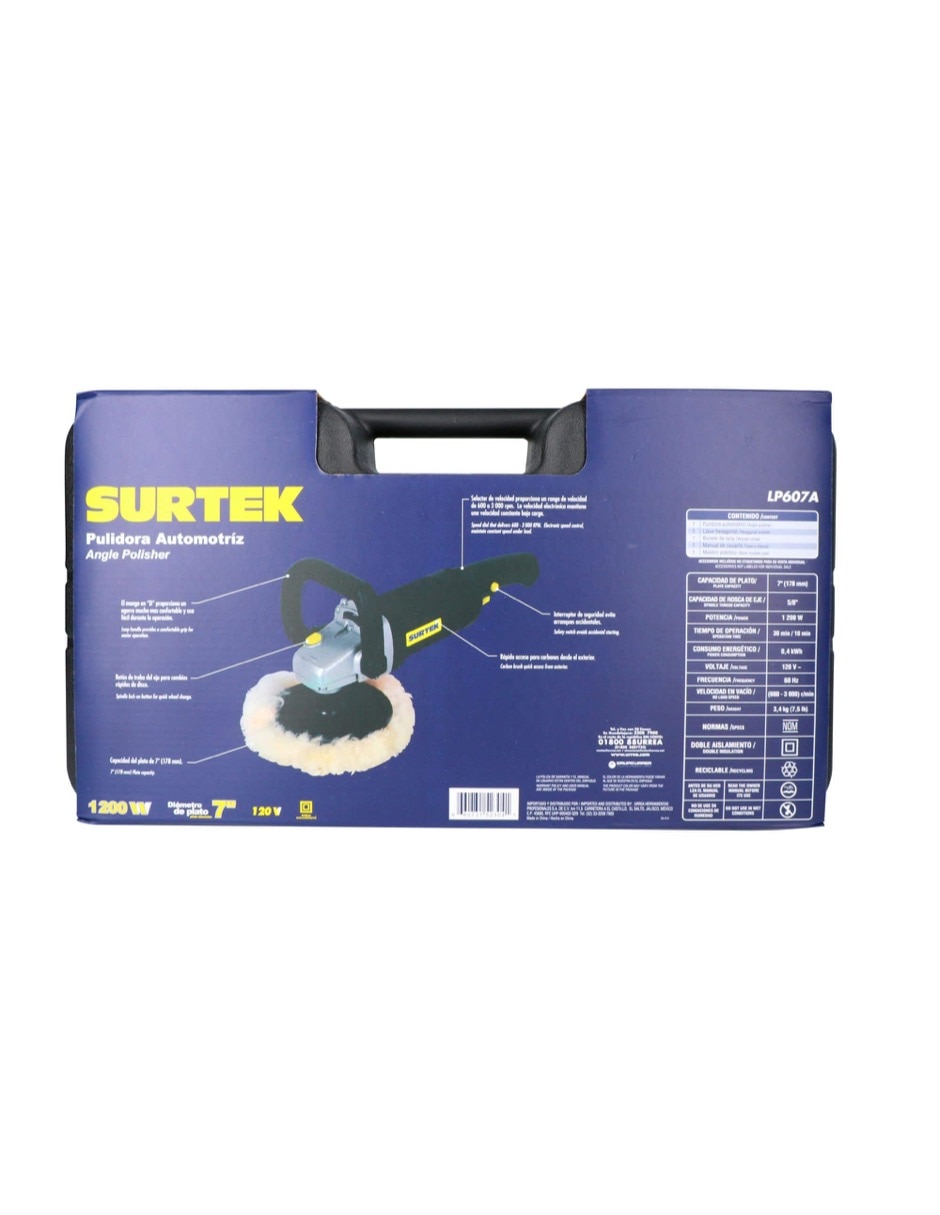 Pulidora angular LP607A 1200 W 5