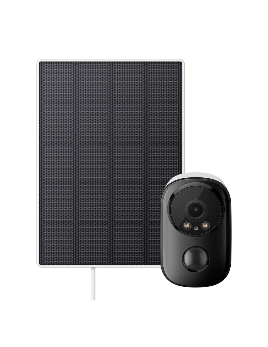 Cámara solar de seguridad modelo Inalámbrica 2K 80° con capacidad de grabar para exterior