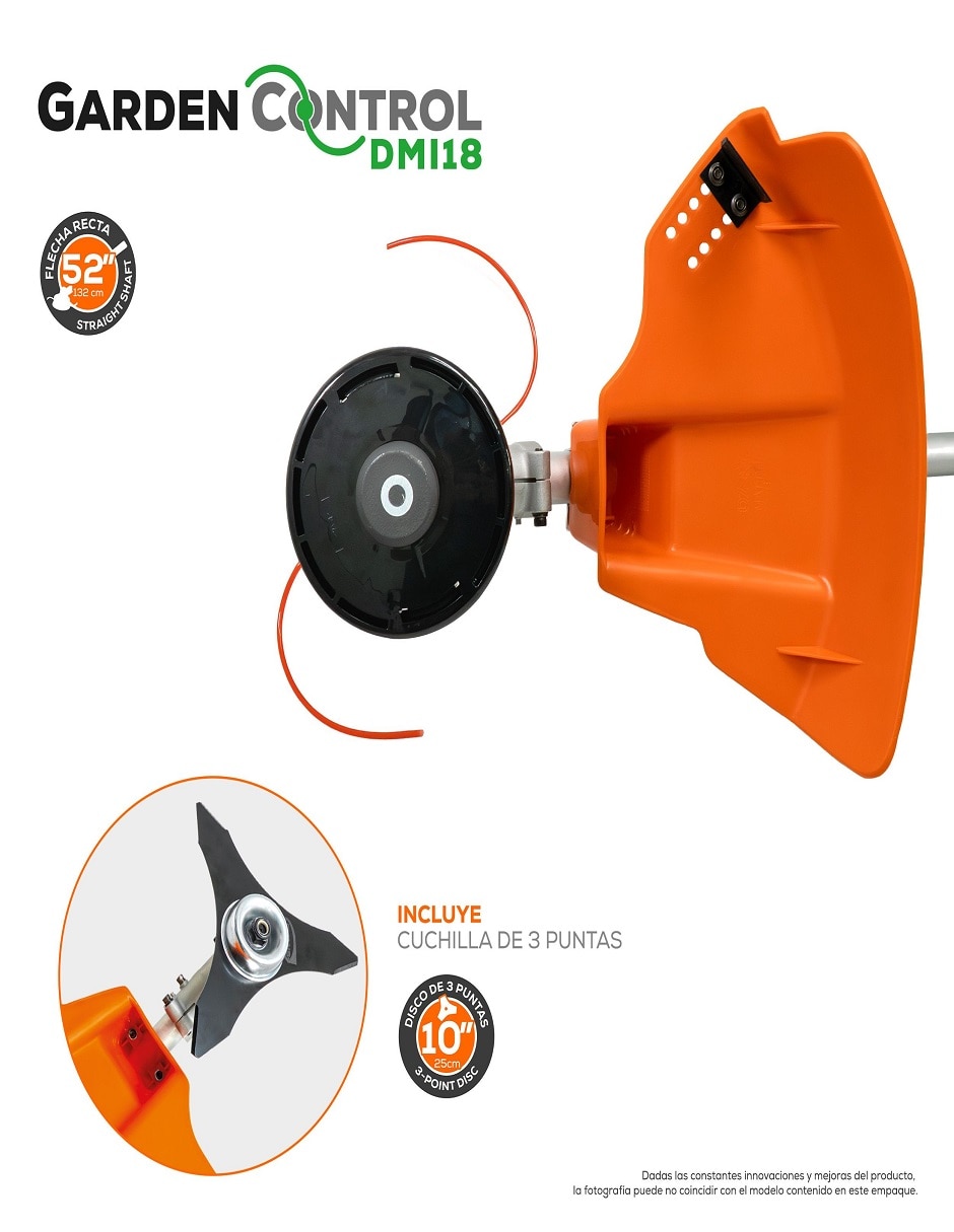 Desbrozadora Gasolina de hilo o cuchilla DMI18G52 3