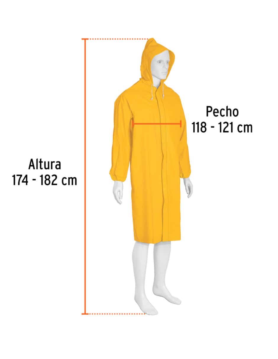 Gabardina a la rodilla para hombre 2