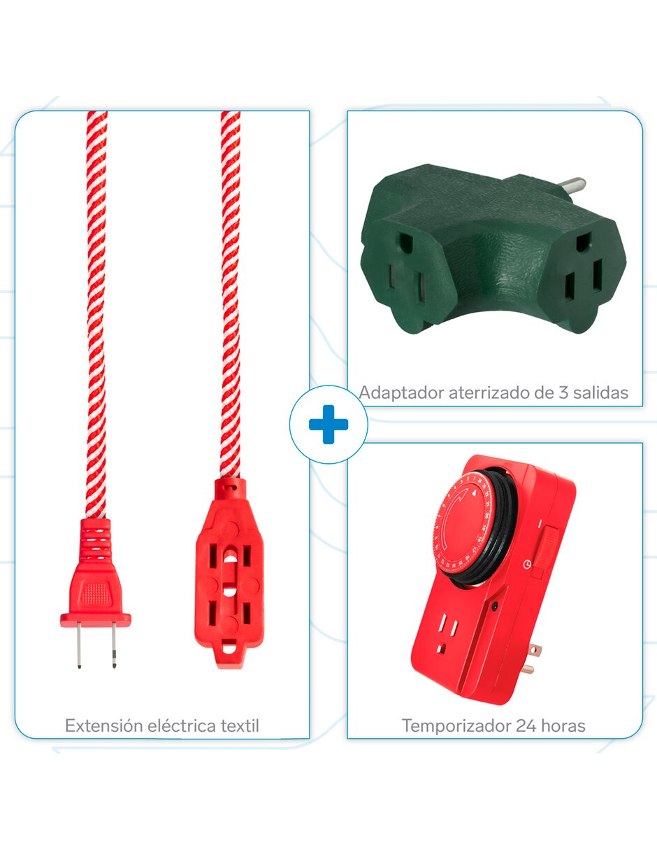 Extensión eléctrica 2 m 2