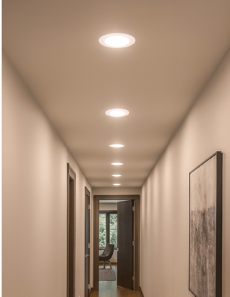 Lámpara blanca Flat-Eco 6