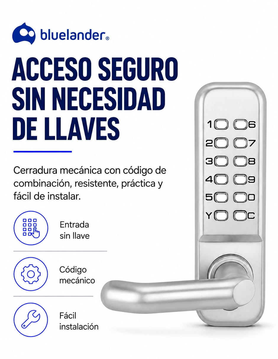 Cerradura empotrar cbhh1330 de derecha e izquierda 4