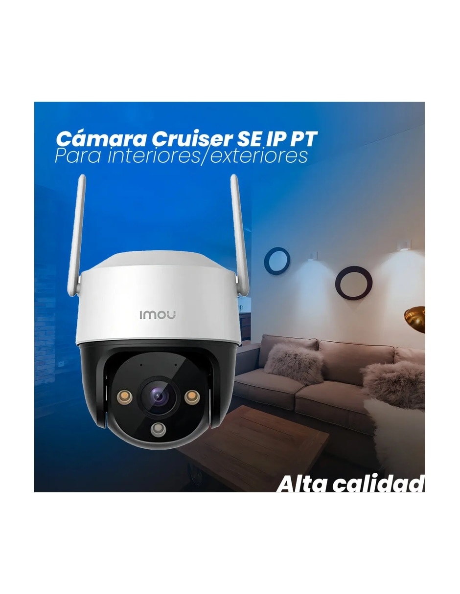Cámara de seguridad modelo IPCS41FEN Inalámbrica HD 360° con capacidad de grabar para exterior 2