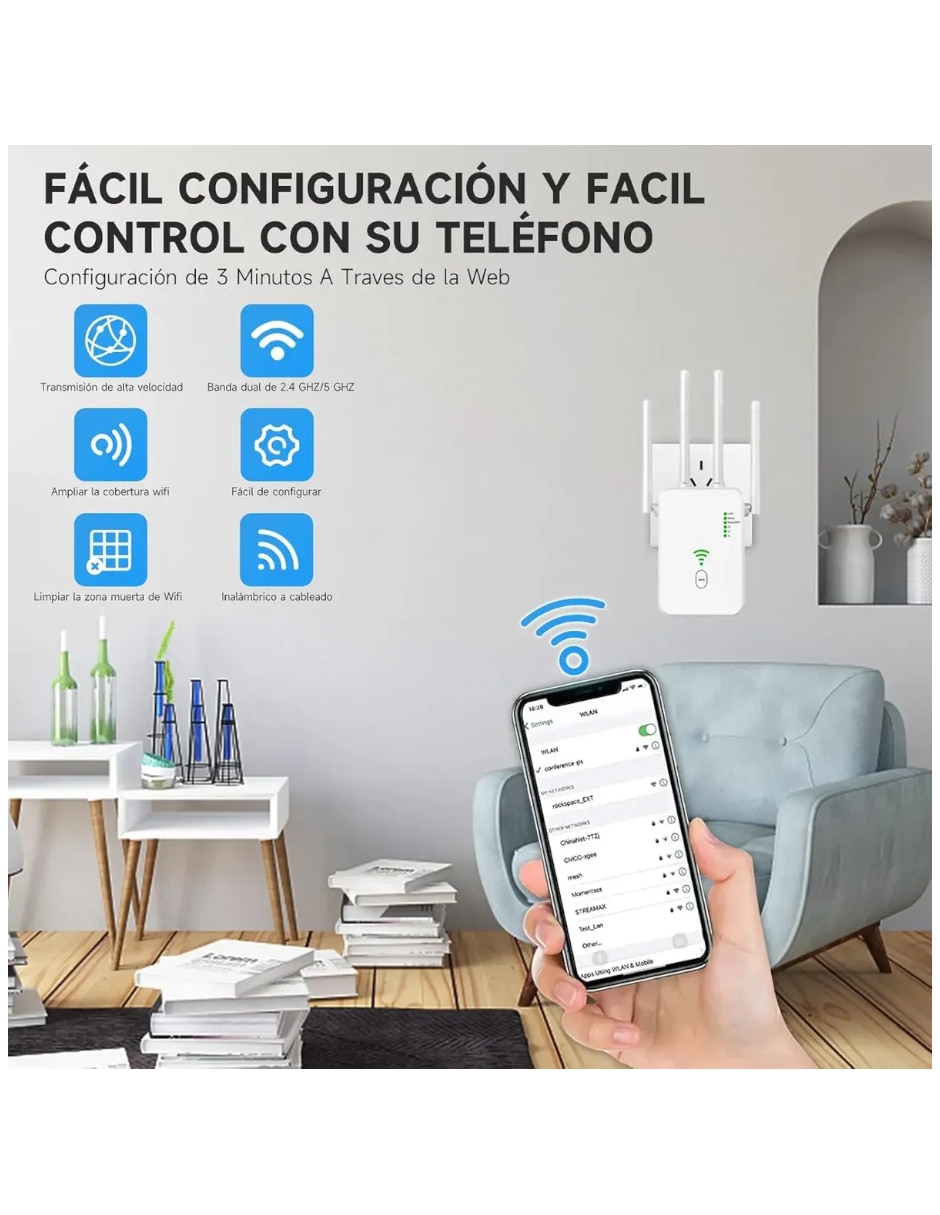 Repetidor de señal wifi
