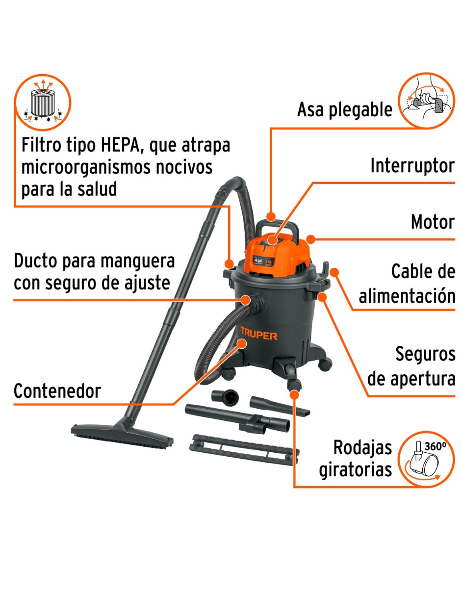Aspiradora 11 litros