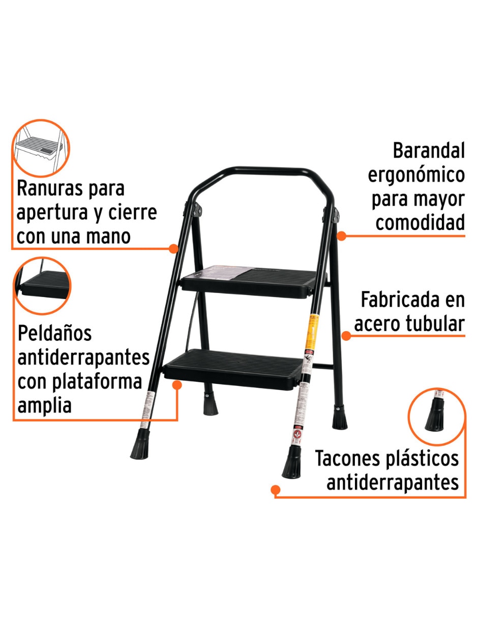 Escalera de tijera de acero