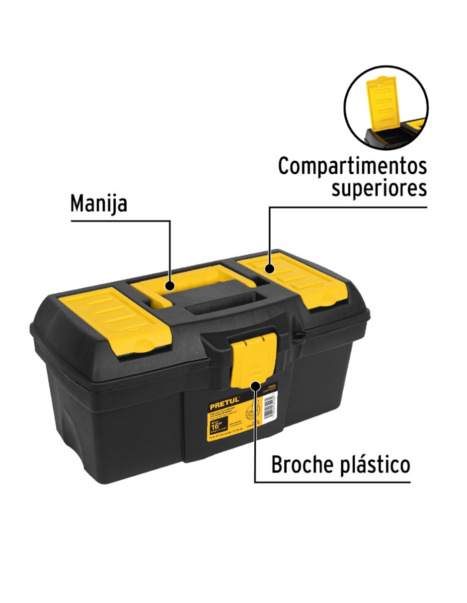 Caja de herramientas 2 compartimentos 2