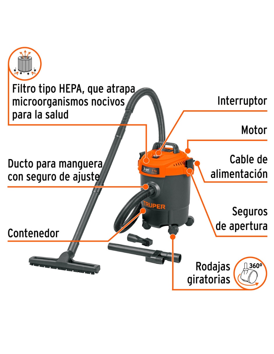 Aspiradora 11 litros
