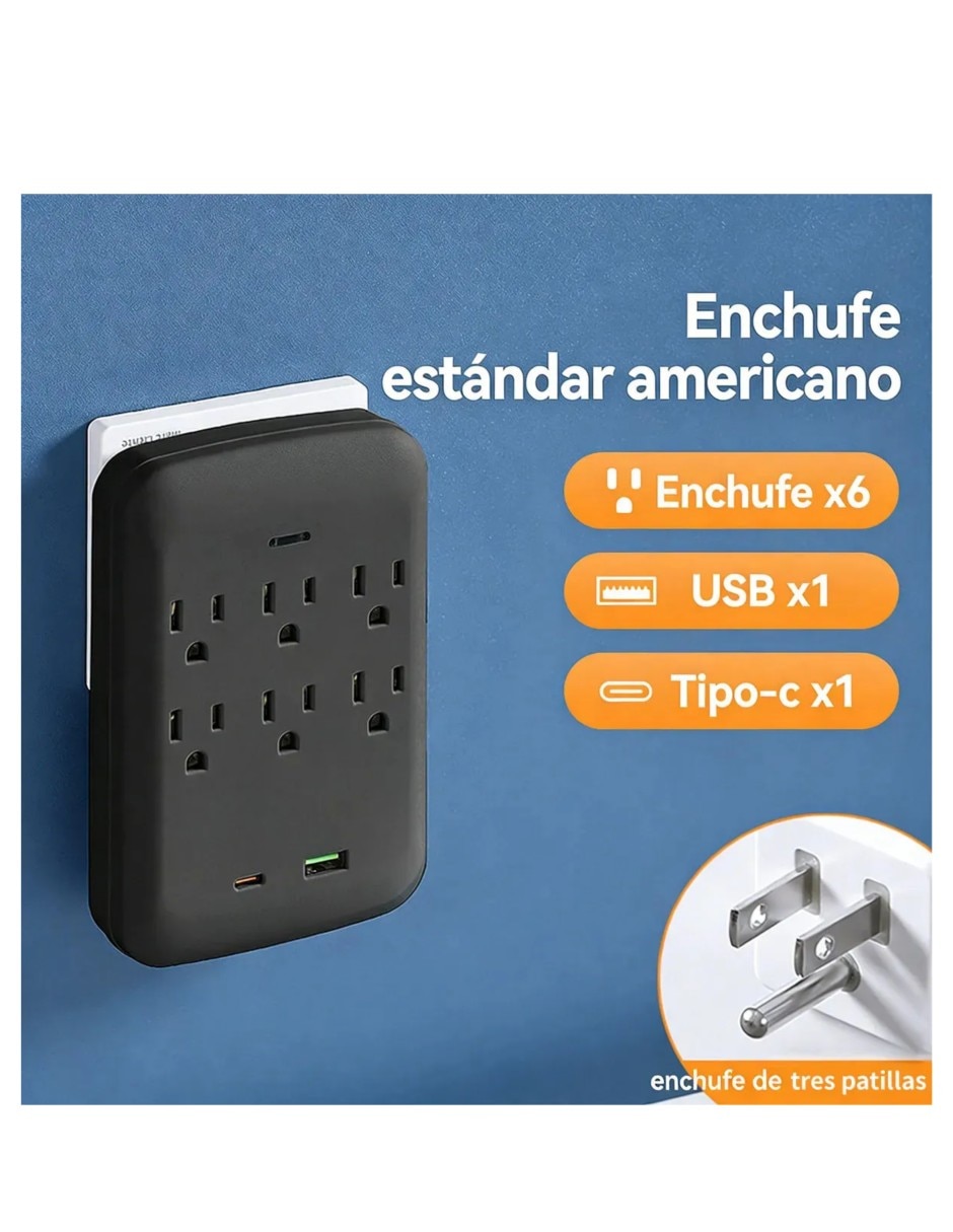 Multicontacto de 6 contactos
