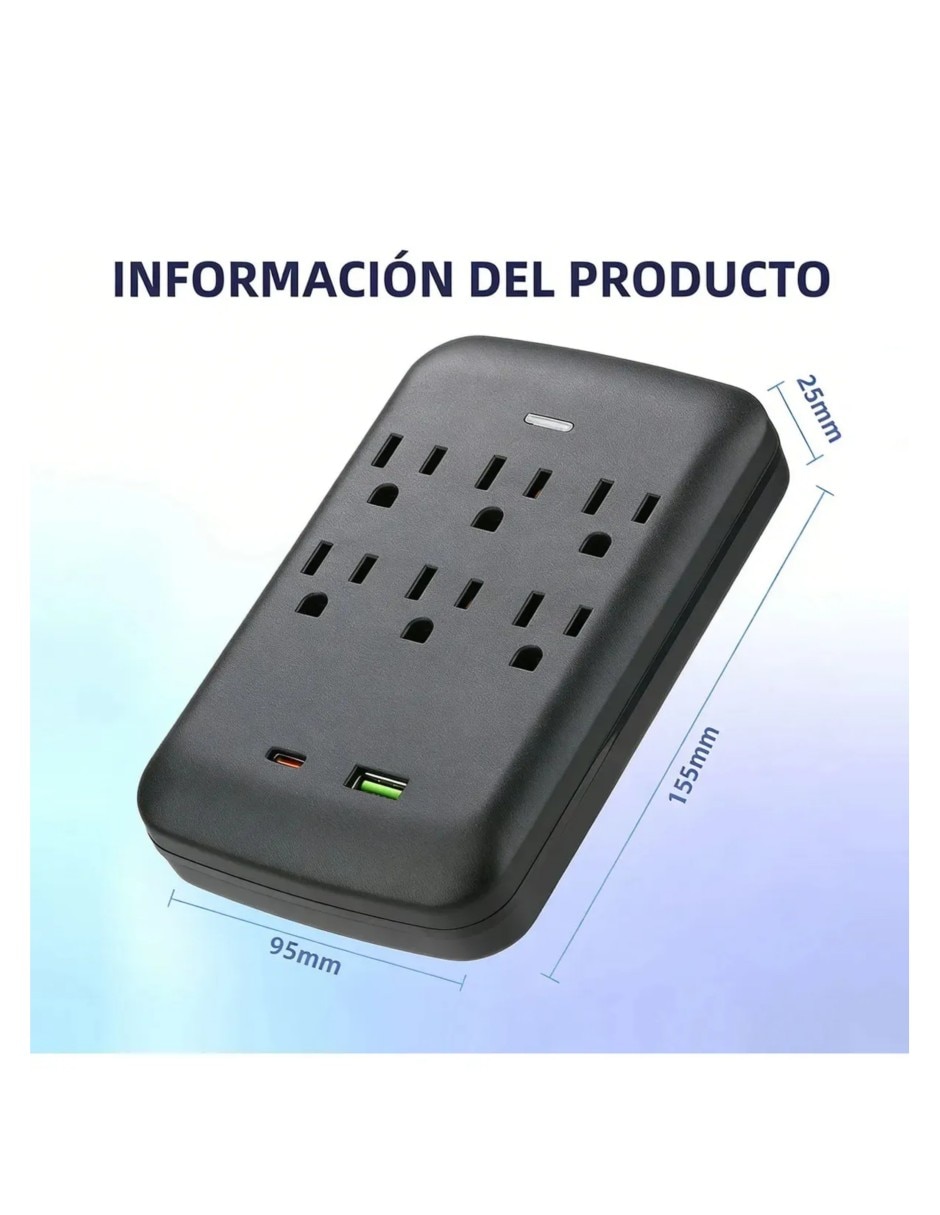 Multicontacto de 6 contactos 5