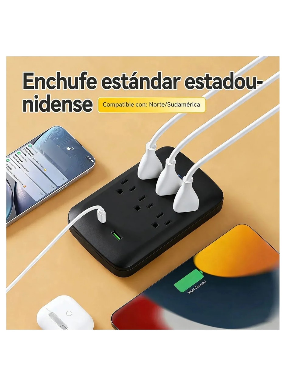 Multicontacto de 6 contactos