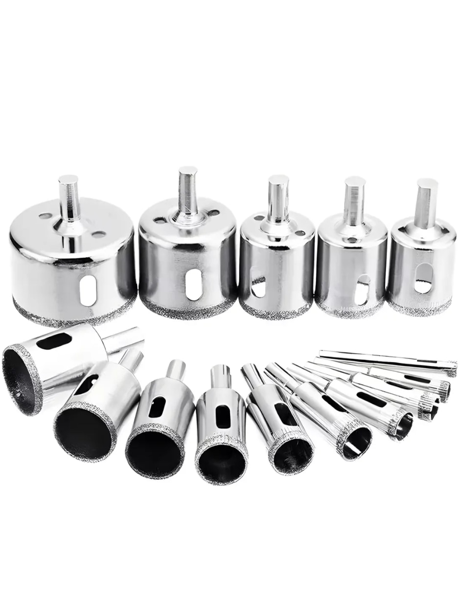 Juego brocas Multimateriales con 15 piezas