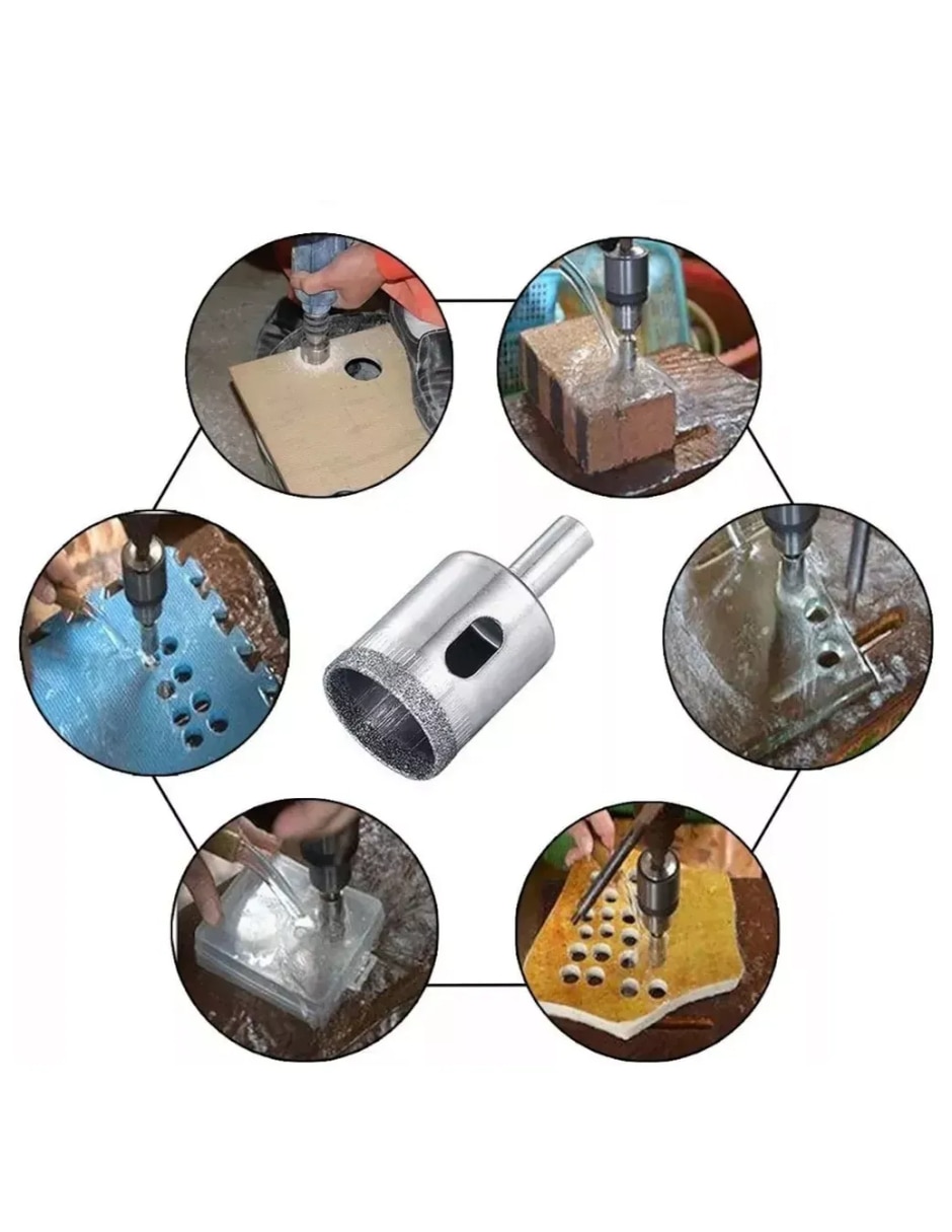 Juego brocas Multimateriales con 15 piezas