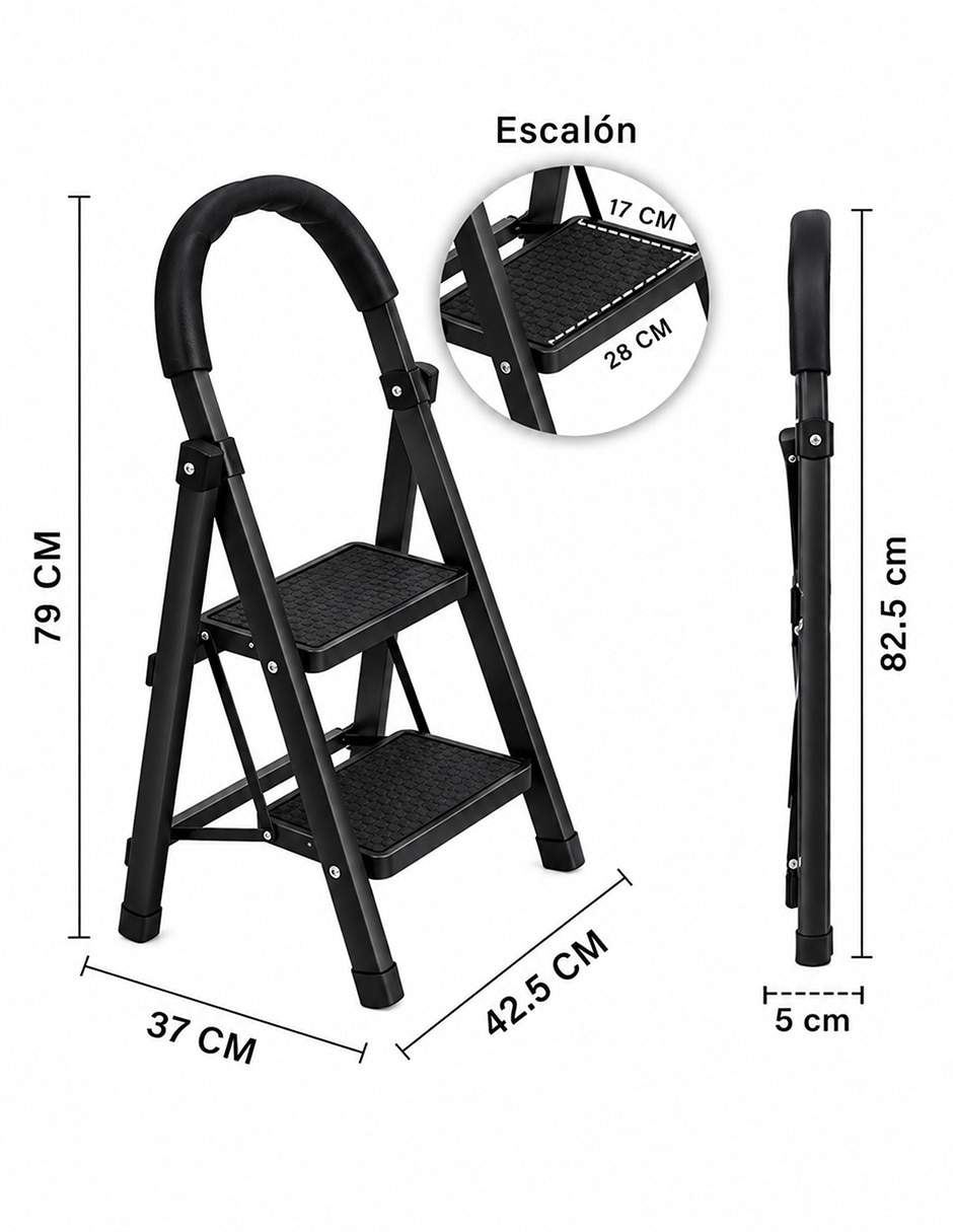 Escalera de tijera de metal 7