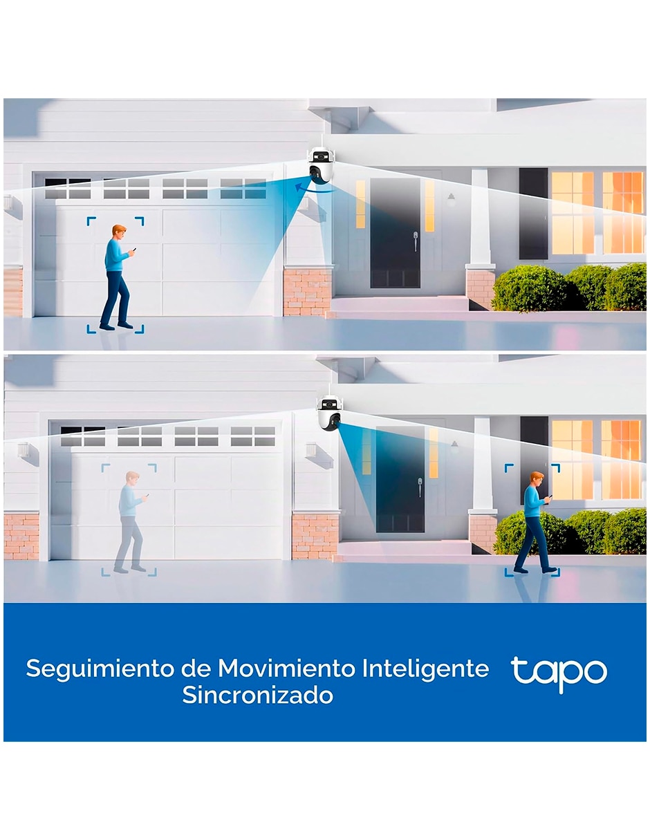 Cámara individual de seguridad modelo c545d Inalámbrica 2k 360° capacidad de grabar para exterior