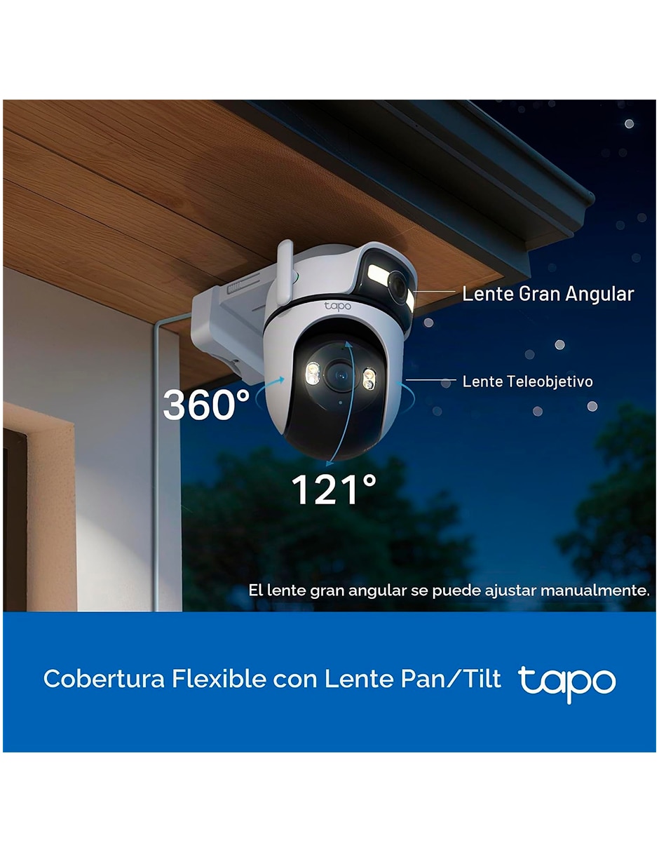 Cámara individual de seguridad modelo c545d Inalámbrica 2k 360° capacidad de grabar para exterior 5