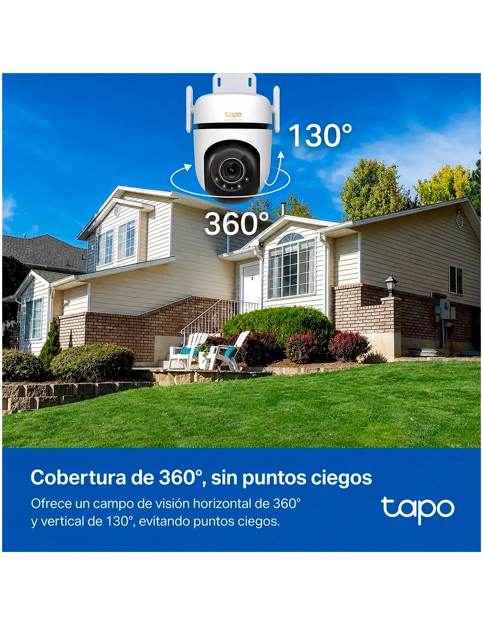 Cámara individual de seguridad modelo c530ws 5mp Inalámbrica 3k 360° capacidad de grabar para exterior 6