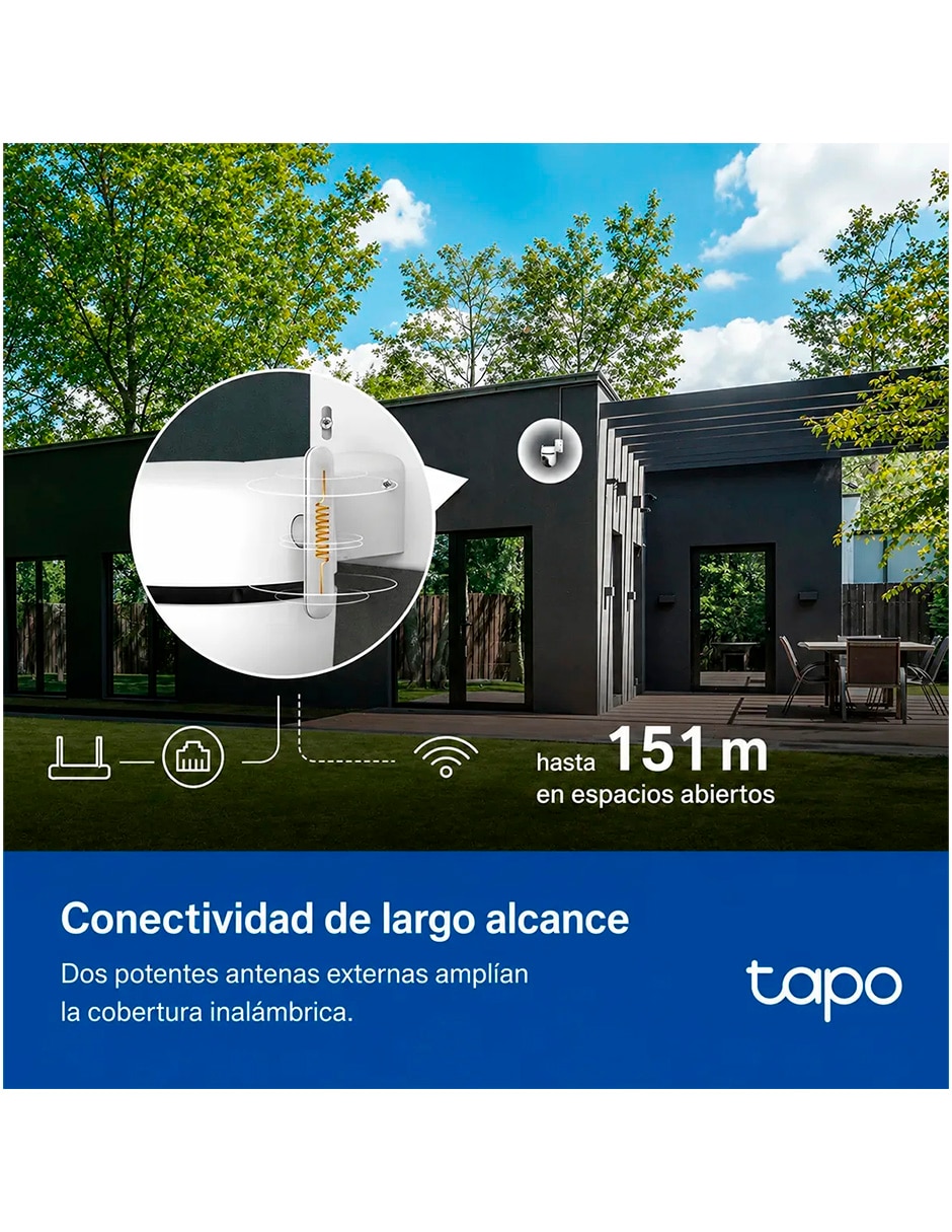 Cámara individual de seguridad modelo c530ws 5mp Inalámbrica 3k 360° capacidad de grabar para exterior