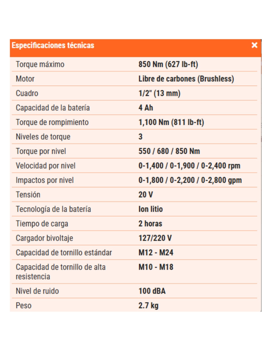 Llave de impacto 3