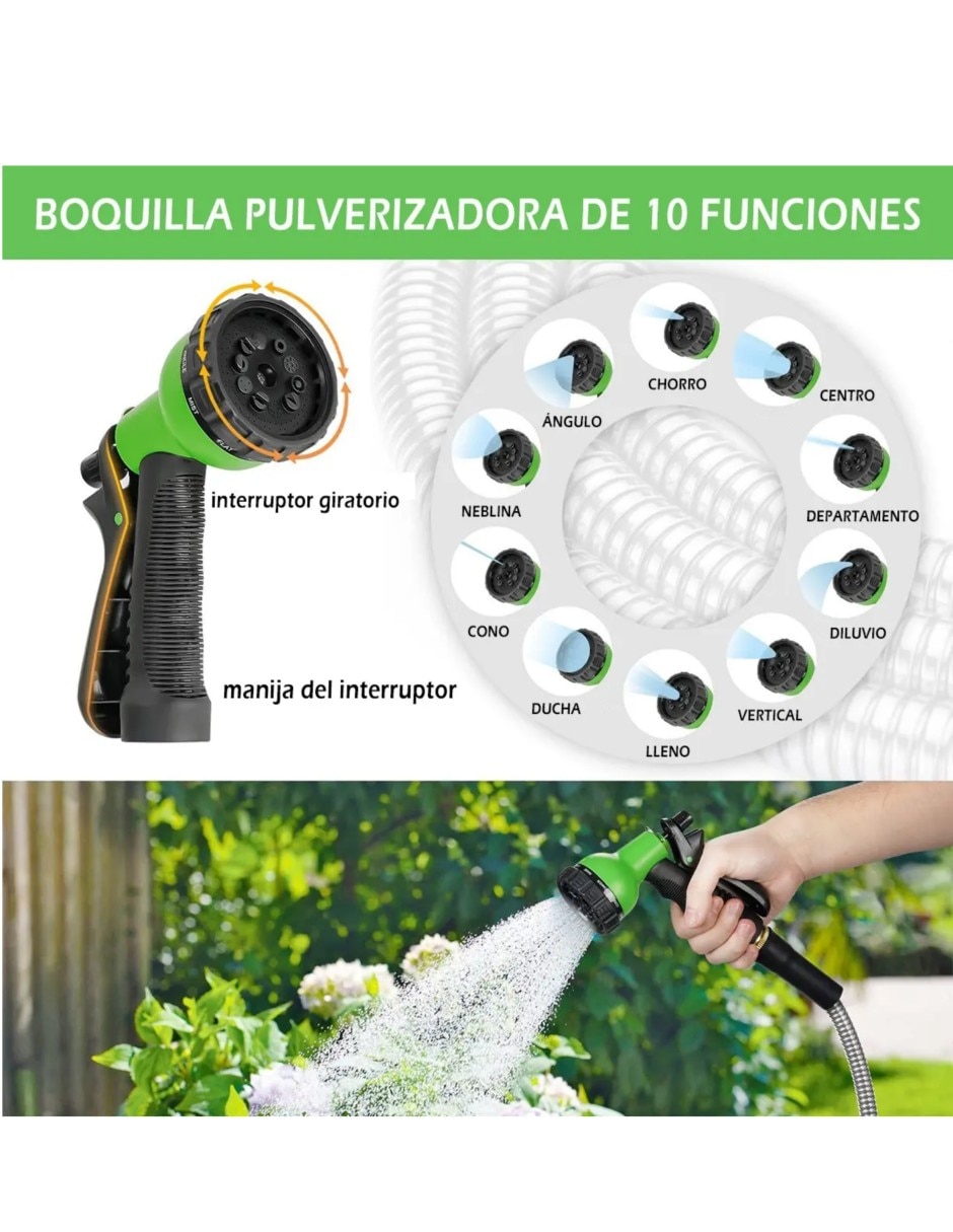 Manguera expandible 2m 4