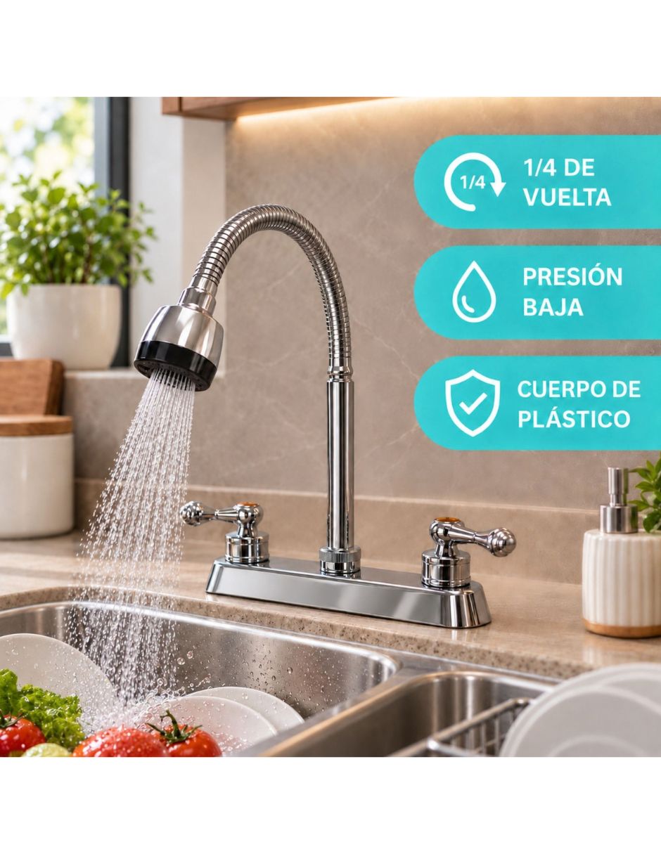 Llave mezcladora para cocina 7