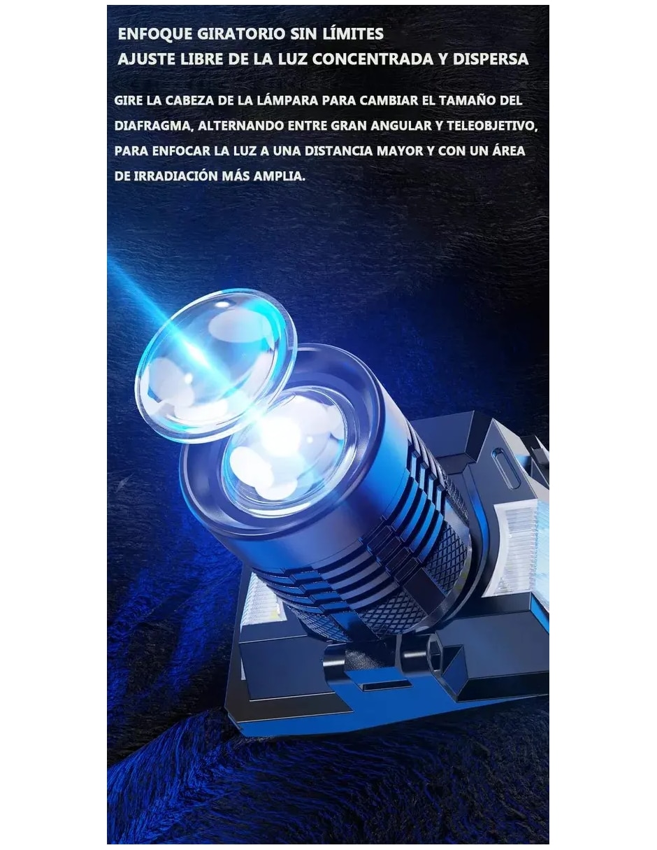 Linterna para cabeza