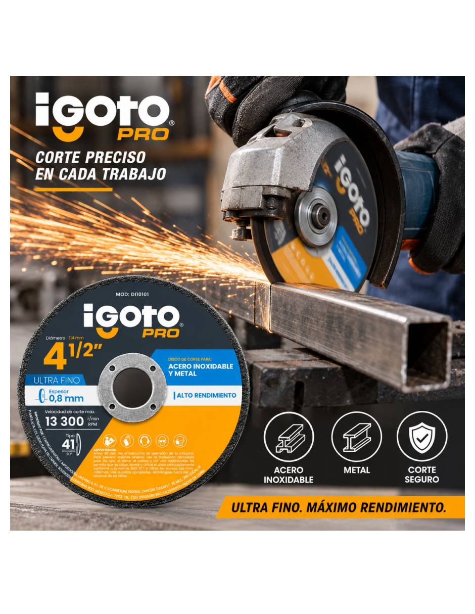 Disco de corte de Oxído de aluminio 3