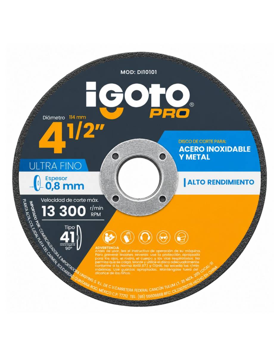 Disco de corte de Oxído de aluminio 4